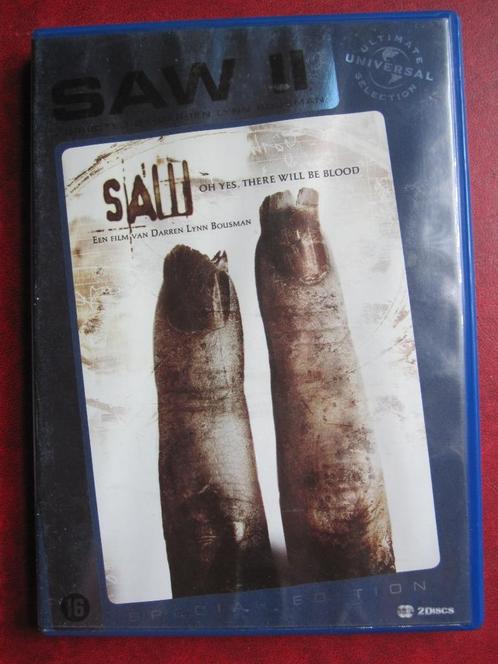 Saw II (2005) 2 disc, Cd's en Dvd's, Dvd's | Horror, Zo goed als nieuw, Gore, Boxset, Vanaf 16 jaar, Ophalen of Verzenden
