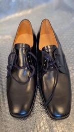 Zwarte lederen schoenen  Sartori - maat 43, Zwart, Nieuw, Veterschoenen, Ophalen of Verzenden