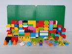 Lot Lego Duplo met 200+ onderdelen en 2 grondplaten, Ophalen of Verzenden, Gebruikt, Duplo