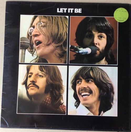 The Beatles « Let it be » UK 1970 avec un grand autocollant, CD & DVD, Vinyles | Rock, Comme neuf, Pop rock, 12 pouces, Enlèvement ou Envoi