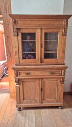 Meuble 2 portes 1 tiroir et 2 portes vitrées, Enlèvement