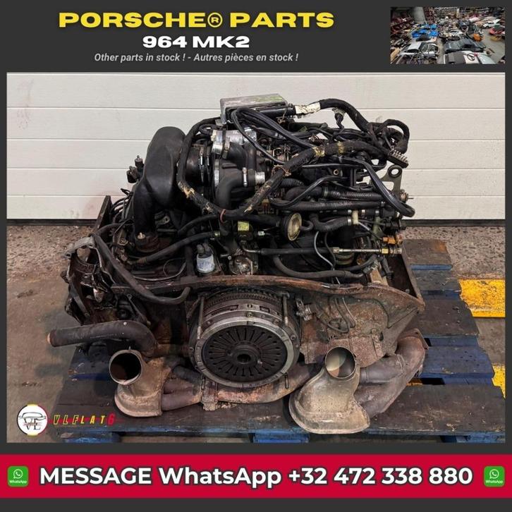 Porsche 964 MK2-motor compleet met harnassen + dozen, Auto-onderdelen, Motor en Toebehoren, Oldtimer onderdelen, Porsche, Gebruikt
