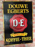 Douwe Egberts Koffie Thee - “Langcat Bussum”, Ophalen of Verzenden, Gebruikt, Reclamebord