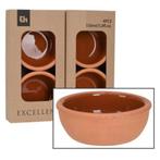 Tapasschaaltjes hapjesschaaltjes rond terracotta 4 stuks, Enlèvement ou Envoi, Poterie, Balance ou Balances, Neuf