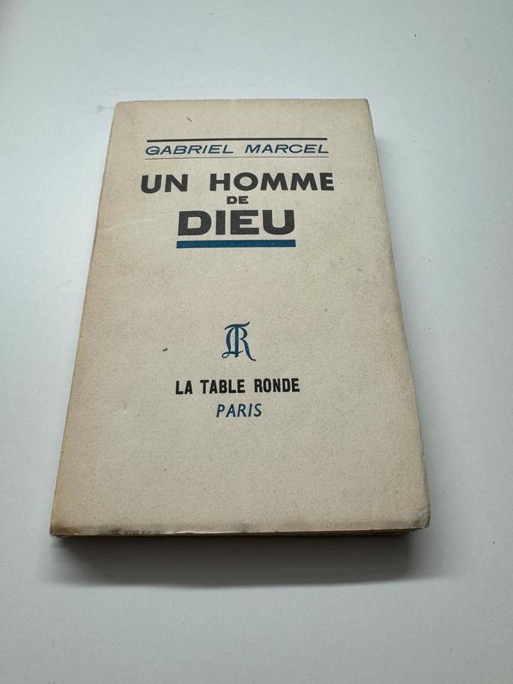 RARE Gabriel Marcel Un Homme de Dieu 1950, Antiquités & Art, Antiquités | Livres & Manuscrits, Enlèvement ou Envoi