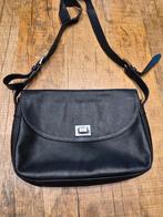 Vintage lederen handtas longchamp, Ophalen of Verzenden, Zo goed als nieuw