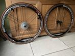 Campagnolo 35mm hoge alu wielset , velgrem, Fietsen en Brommers, Fietsonderdelen, Ophalen, Zo goed als nieuw, Racefiets, Wiel