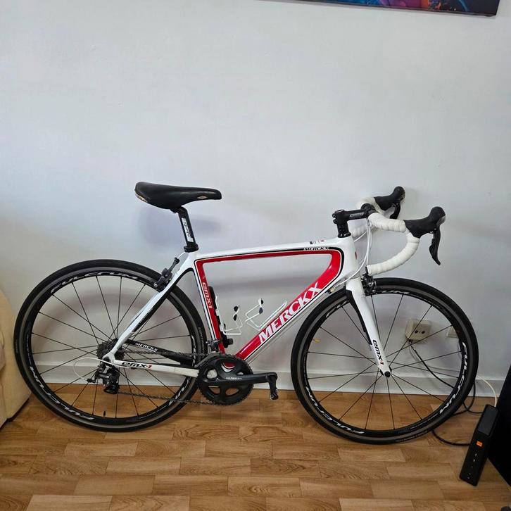 EDDY MERCKemx-1 CL+ 240 CARBON + 2 wielen racing 5 fulcrum, Fietsen en Brommers, Fietsen | Racefietsen, Carbon, Ophalen