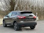 Nissan Qashqai 1.2 DIG-T * Automaat * 115dkm * Full option *, Auto's, Zwart, 4 cilinders, Bruin, 1198 cc