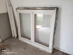 Ramen PVC RAL 9001 (crème), Doe-het-zelf en Bouw, Ophalen, Gebruikt, Gevelraam of Ruit, Dubbelglas