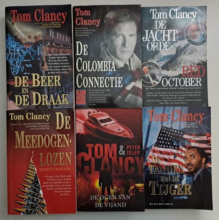 Boeken Tom Clancy, Boeken, Thrillers, Gelezen, Ophalen of Verzenden