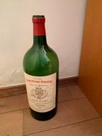 Decoratieve fles Jeroboam 5 liter Chateau Saint Pierre 1981, Verzamelen, Ophalen, Gebruikt, Rode wijn