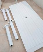 belle grande table blanc brillant, Tuin en Terras, Tuintafels, Ophalen, Gebruikt