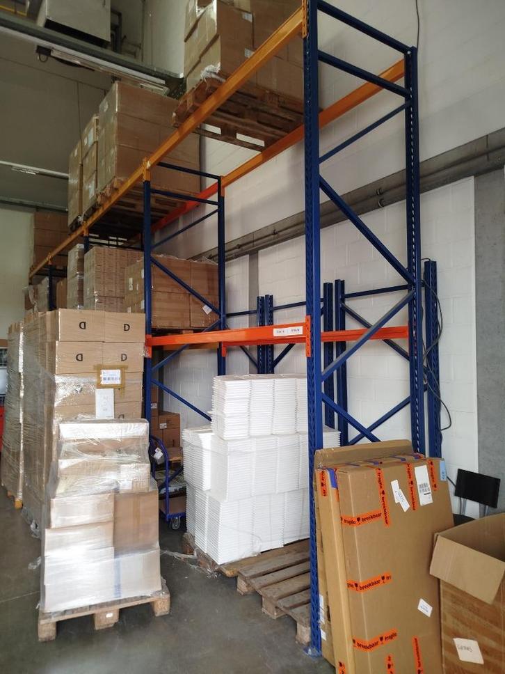 Palletstellingen voor magazijn (totaal 43 lopende meter), Zakelijke goederen, Kantoor en Winkelinrichting | Magazijn, Stelling en Opslag