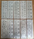 Die cuts Alfabet - mallen voor snijmachines - Provo craft, Ophalen of Verzenden, Zo goed als nieuw, Frame of Mal, Overige merken