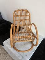 Vintage Rotan schommelstoel, Kinderen en Baby's, Ophalen, Gebruikt