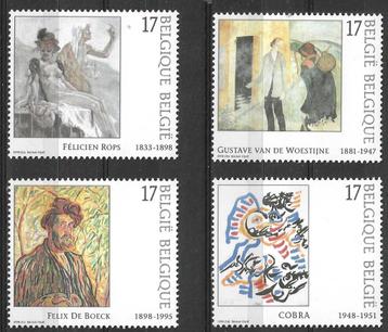 Belgie 1997 - Yvert/OBP 2741-2744 - Kunst in Belgie (PF)