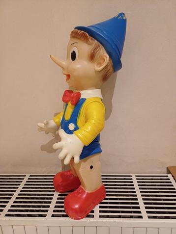 disney pinochio in rubber vintage pop 42 cm hoogte beschikbaar voor biedingen