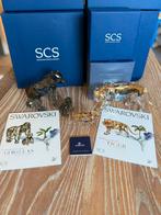 Swarovski jaarstukken gorillas en tijgers, Ophalen of Verzenden, Nieuw