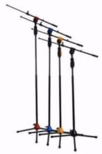 Zware professionele microfoon statief Blauw, Musique & Instruments, Pieds, Micro, Enlèvement ou Envoi, Pied pour instrument, Neuf