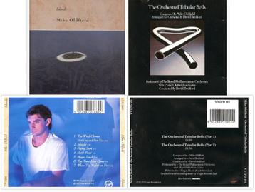 Mike Oldfield - Cd's beschikbaar voor biedingen