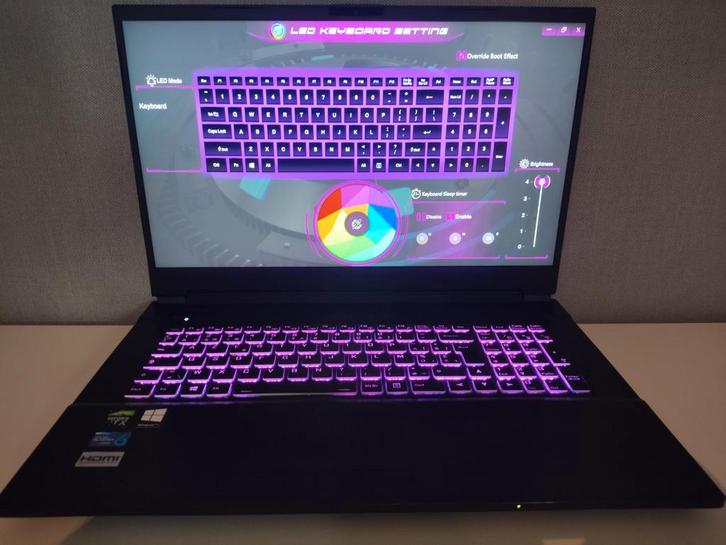Clevo Gaming laptop, i5-10300H, 32 DDR, 512 nvme, RTX 3060‼️, Computers en Software, Windows Laptops, Refurbished, 17 inch of meer