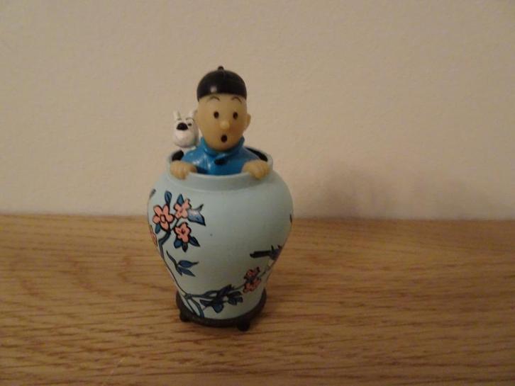 ML-figuur - Potiche Kuifje en Snowy -, Verzamelen, Stripfiguren, Nieuw, Beeldje of Figuurtje, Kuifje, Ophalen of Verzenden