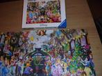 complete kerstpuzzel, Ophalen of Verzenden, 500 t/m 1500 stukjes, Gebruikt, Legpuzzel