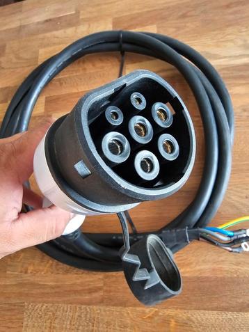 Type 2 laadkabel – 3 meter – Open einde | EV oplaadkabel beschikbaar voor biedingen