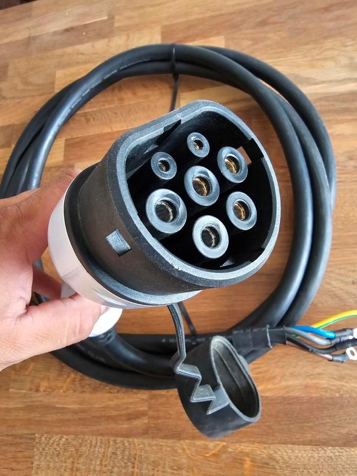 Type 2 laadkabel – 3 meter – Open einde | EV oplaadkabel, Auto diversen, Laadpalen, Zo goed als nieuw, Laadpaal, Ophalen of Verzenden