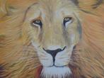 peinture à l'huile portrait lion (60x80), Enlèvement ou Envoi