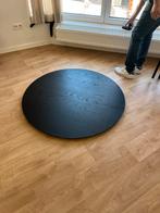 Rond eettafelblad Finesso zwart eikenhout van Juntoo, Ophalen, Rond, Eikenhout