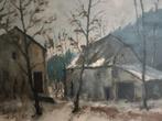 Omer Courtoy /Winter in Ardennen, L' hiver dans les Ardennes, Antiek en Kunst, Kunst | Schilderijen | Klassiek, Ophalen of Verzenden