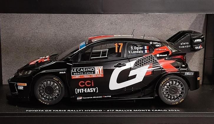 Gazoo Racing/1:18/Toyota GR Yaris Ralley hybrid/NIEUW, Hobby en Vrije tijd, Modelauto's | 1:24, Nieuw, Auto, Overige merken, Ophalen of Verzenden