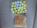 Set van 25 golfballen en 400 golf tees, Sport en Fitness, Golf, Ophalen, Gebruikt, Bal(len), Overige merken