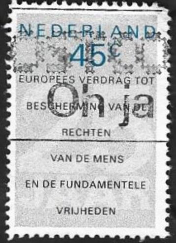 1 Postzegel 25 jaar Europees Verdrag Mensenrechten Nederland beschikbaar voor biedingen
