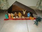 Oude Kerststal en Figuren, Diversen, Kerst, Ophalen, Gebruikt