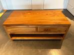 Massief houten salontafel 100x50x40cm, Ophalen, 50 tot 100 cm, Nieuw, 50 tot 100 cm