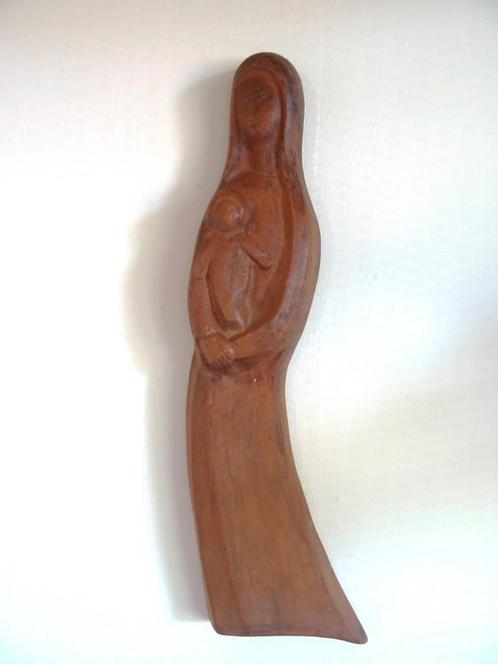 Madonna Maria met kind, wandbeeld. Céramigua Riga, Antiek en Kunst, Antiek | Keramiek en Aardewerk, Ophalen of Verzenden