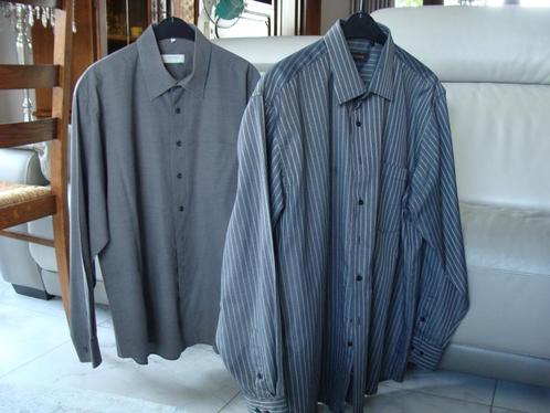 chemises grise, taille 44/45, Vêtements | Hommes, Chemises, Comme neuf, Tour de cou 43/44 (XL), Gris, Enlèvement ou Envoi