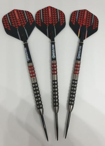 Darts pijlen Red Dragon Crossfire 90% - 24 gram, Enlèvement ou Envoi, Utilisé, Fléchettes