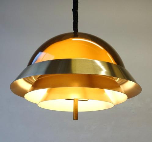 Vintage Dijkstra hanglamp Space Age lamp Mid-Century, Huis en Inrichting, Lampen | Hanglampen, Gebruikt, Ophalen of Verzenden