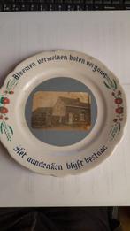 Hoogstraten. Bord met oud huis Lodewijk de Koninicklaan., Ophalen of Verzenden