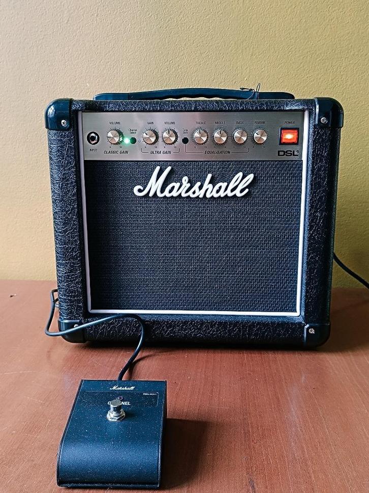Ampli Marshall DSL1CR, Muziek en Instrumenten, Versterkers | Bas en Gitaar, Zo goed als nieuw, Gitaar, Minder dan 50 watt, Ophalen