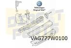 Volkswagen Crafter (9/16-) Drager Achterbumper Origineel! 7C, Auto-onderdelen, Nieuw, Achter, Bumper, Verzenden