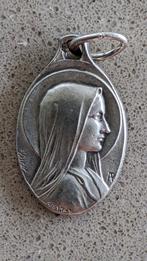 Médaillon, pendentif Vierge Marie ND de Lourdes, argent, Enlèvement ou Envoi
