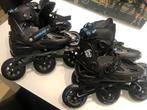 Deux paires de patins à roues alignées de la marque Doubleff, Comme neuf, Autres marques, Enlèvement ou Envoi, Roues ou Roulements