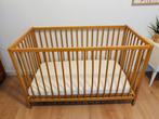 Houten kinderbed met matras en toebehoren Aerosleep, Ophalen, Gebruikt, Matras