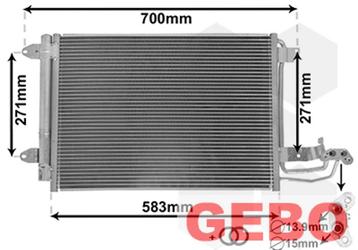 Seat Leon 2009/2012 airco condensor radiateur 1K0 820 411 AK beschikbaar voor biedingen