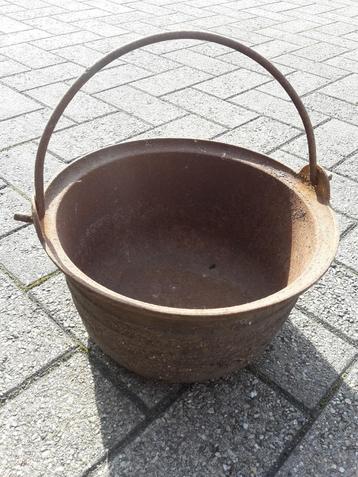 Antieke ketel / bonenpot, 24 cm, meer dan 150 jaar oud, Enlèvement